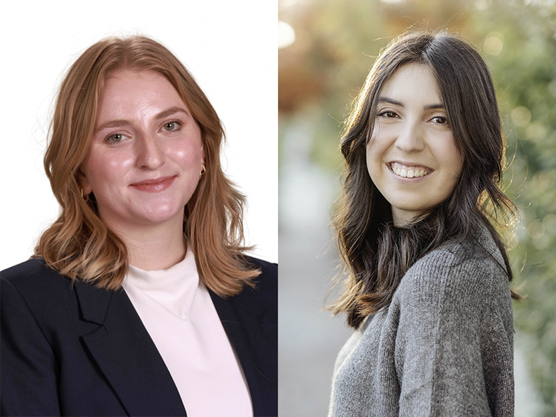 Katerina Gill and Grace Martinez headshots