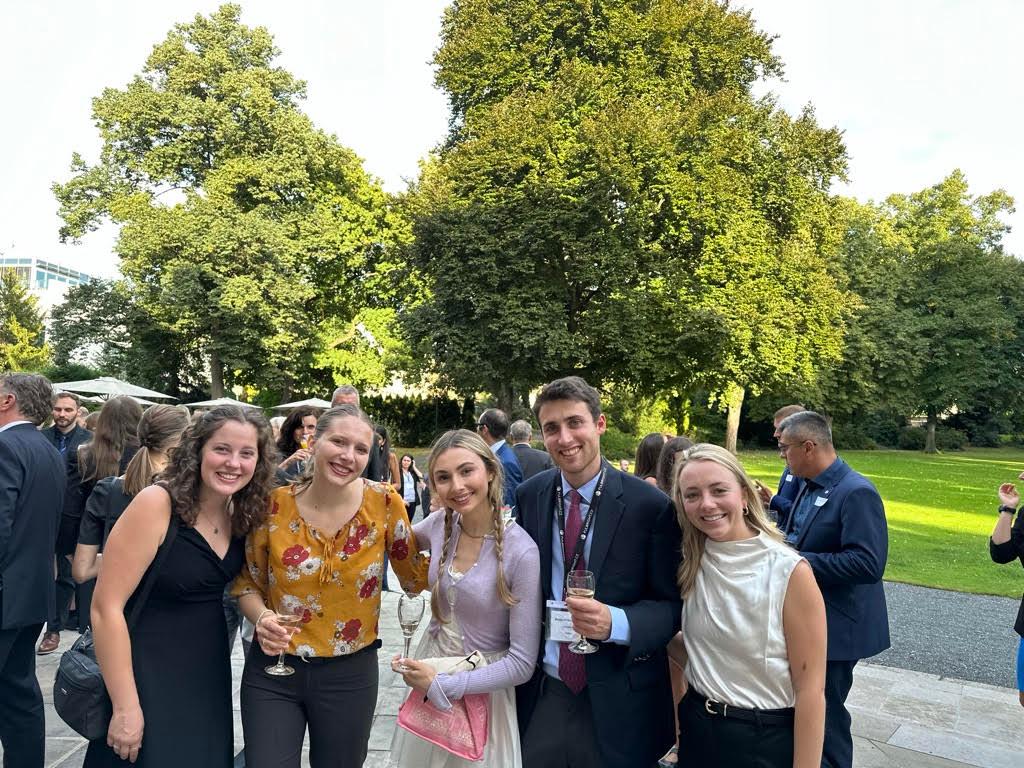 Teresa at the US Ambassadors House in September