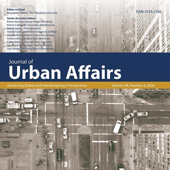 Journal of Urban Affairs cover, Number 6, 2026