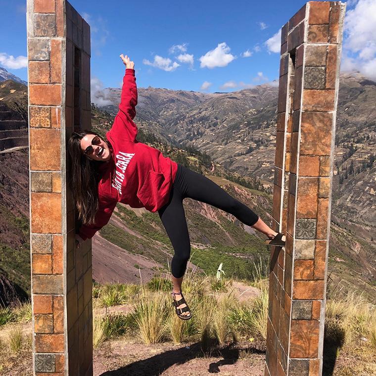 Spanish minor Ellie Bollard 20 in Bolivia