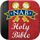 Catholic NAB Holy Bible app icon with crossed keys.