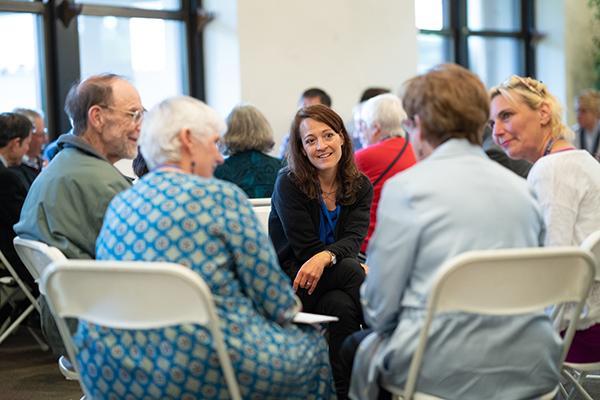 Angela Rausch and friends at 35th