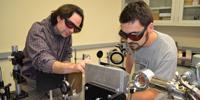 People working with equipment 