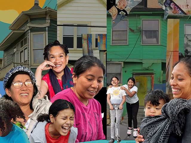 Photo illustration of some of the Oakland residents involved in researching ways to improve the citys public safety. All images of courtesy of the Possibility Lab.