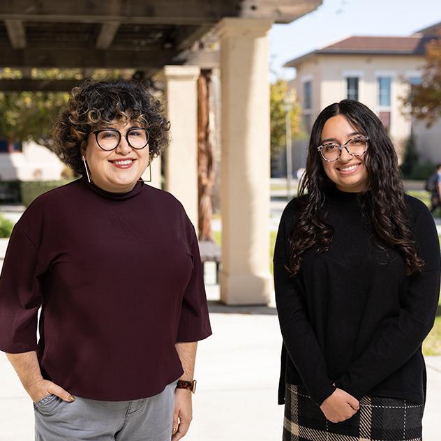 Public Health Assistant Professor Alice Villatoro and LEAD Scholar Delilah Garza 23