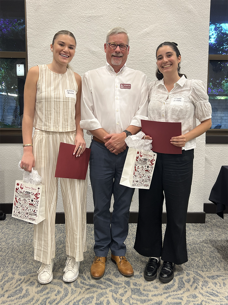 Juliana Bruno, Jim Bennett (RS Chair), Raquel Arevalo