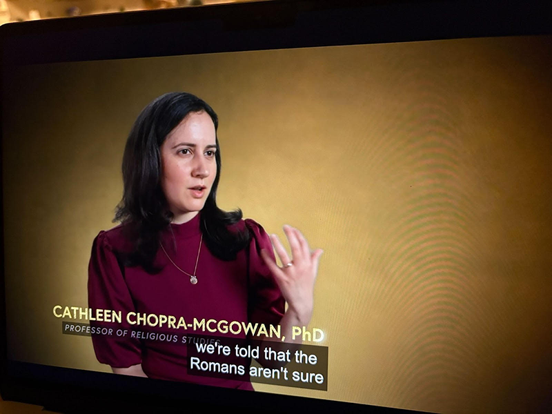 Cathleen Chopra-McGowan on the History Channels Holy Marvels