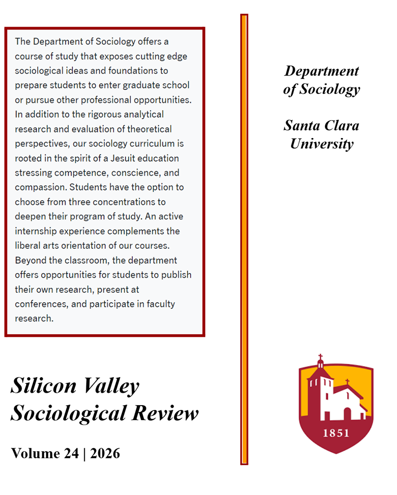 2026 Silicon Valley Sociological Review cover