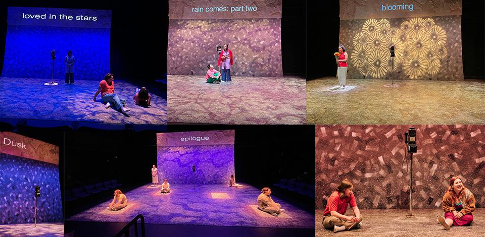 Collage of 6 images from and carry what lingers