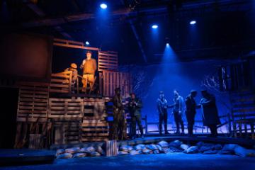 Scene from the play A Christmas Truce. Credit Christian Pizzirani
