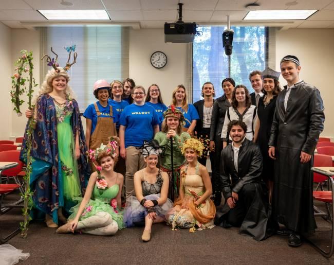 Group picture of the A Midsummer Nights Dream cast