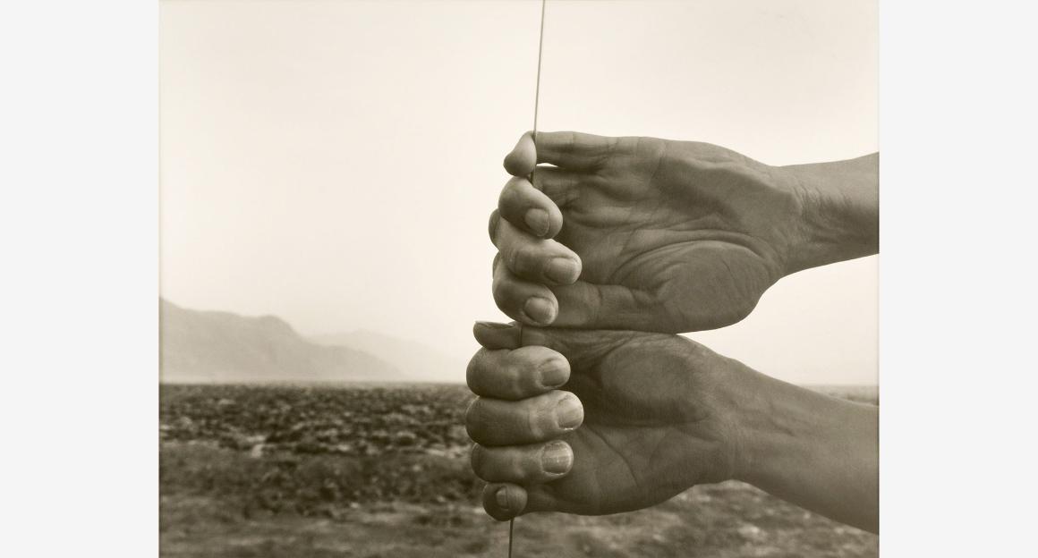 Judy Daters Self Portrait Sequence No. 1 (My Hands, Death Valley).