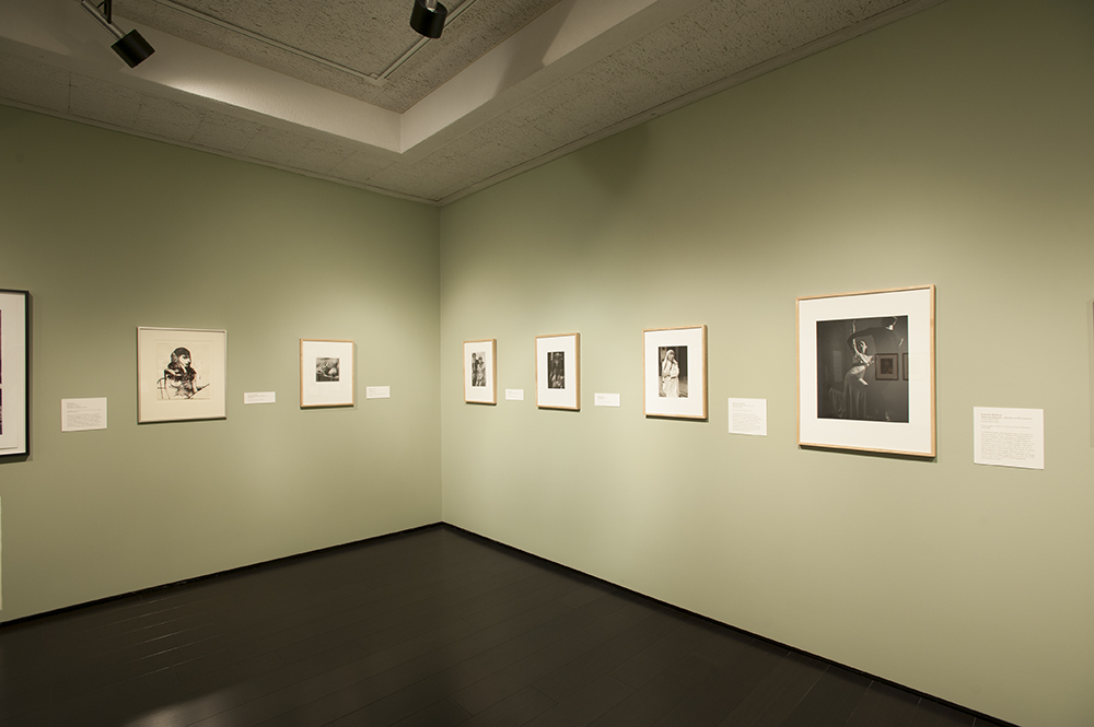 Installation view of What Makes a Picture a Portrait?