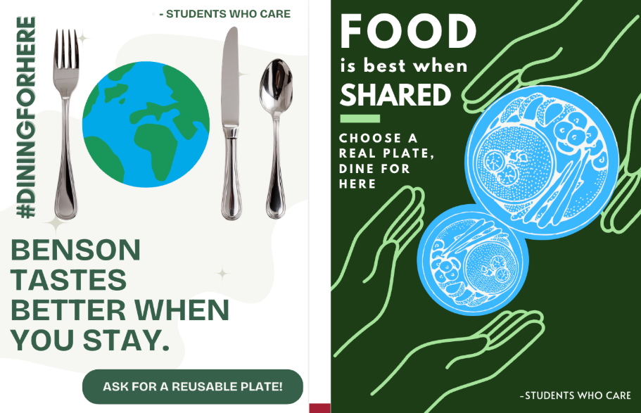 poster for dining for here