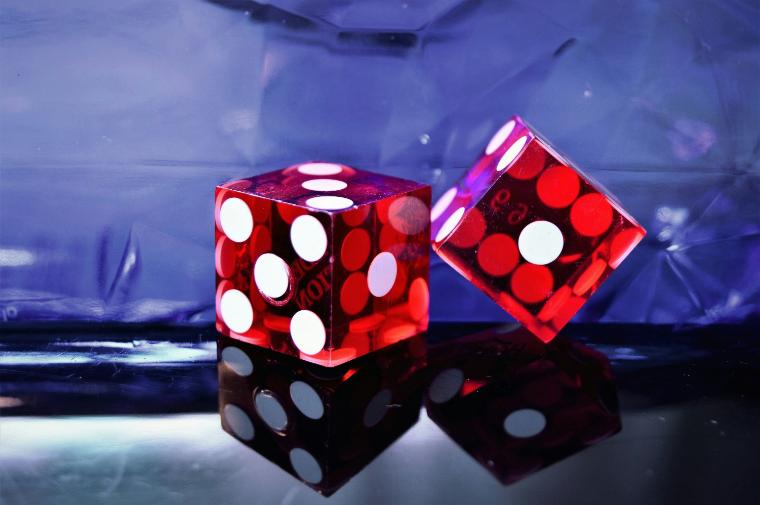 Pair of red dice.