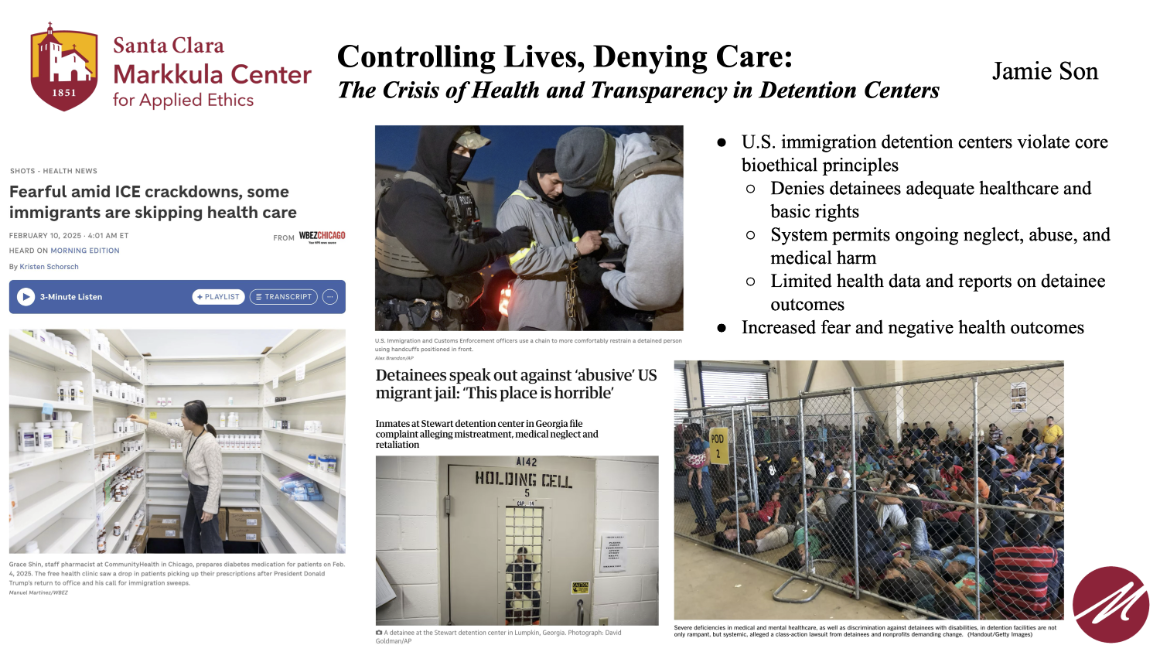  Controling Lives, Denying Care: The crisis of health and transparency in detention centers and how they violate core bioethical principles 