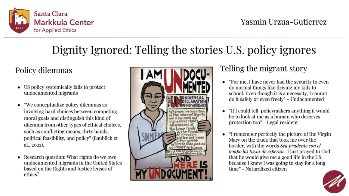 Outlining the stories of migrants and the ways in which U.S. policy fails to protect undocumented migrants. 