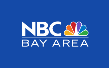 NBC Bay Area logo with a blue background.