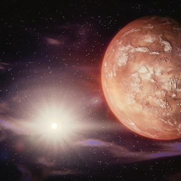 planet in space