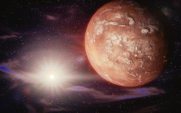 planet in space