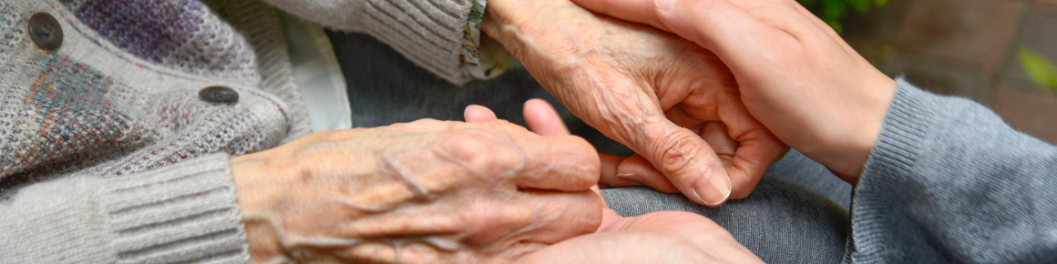 Old and young hands 