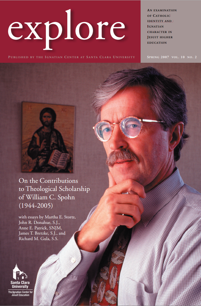 Magazine cover titled explore featuring a man with glasses and text about happiness.