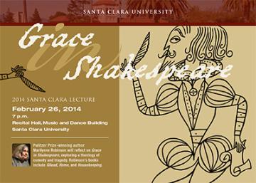 Grace Stafford Fund illustrated postcard with event details and artwork of a musician playing a guitar.