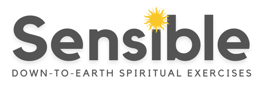 Sensible down-to-earth spiritual exercises Sensible logo with tagline Good To Eat - Special Stories.