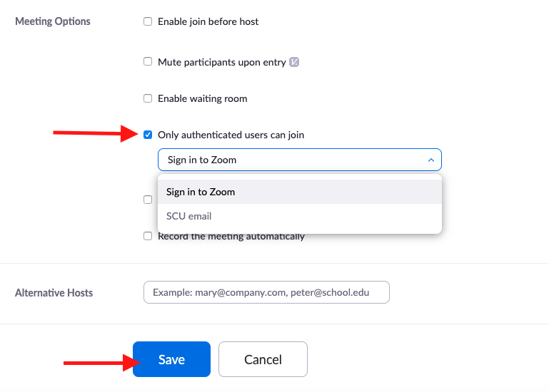 Post-conversion options