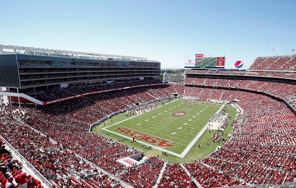 Levis Stadium, home of the 49ers