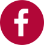 White lowercase f on red circle background.