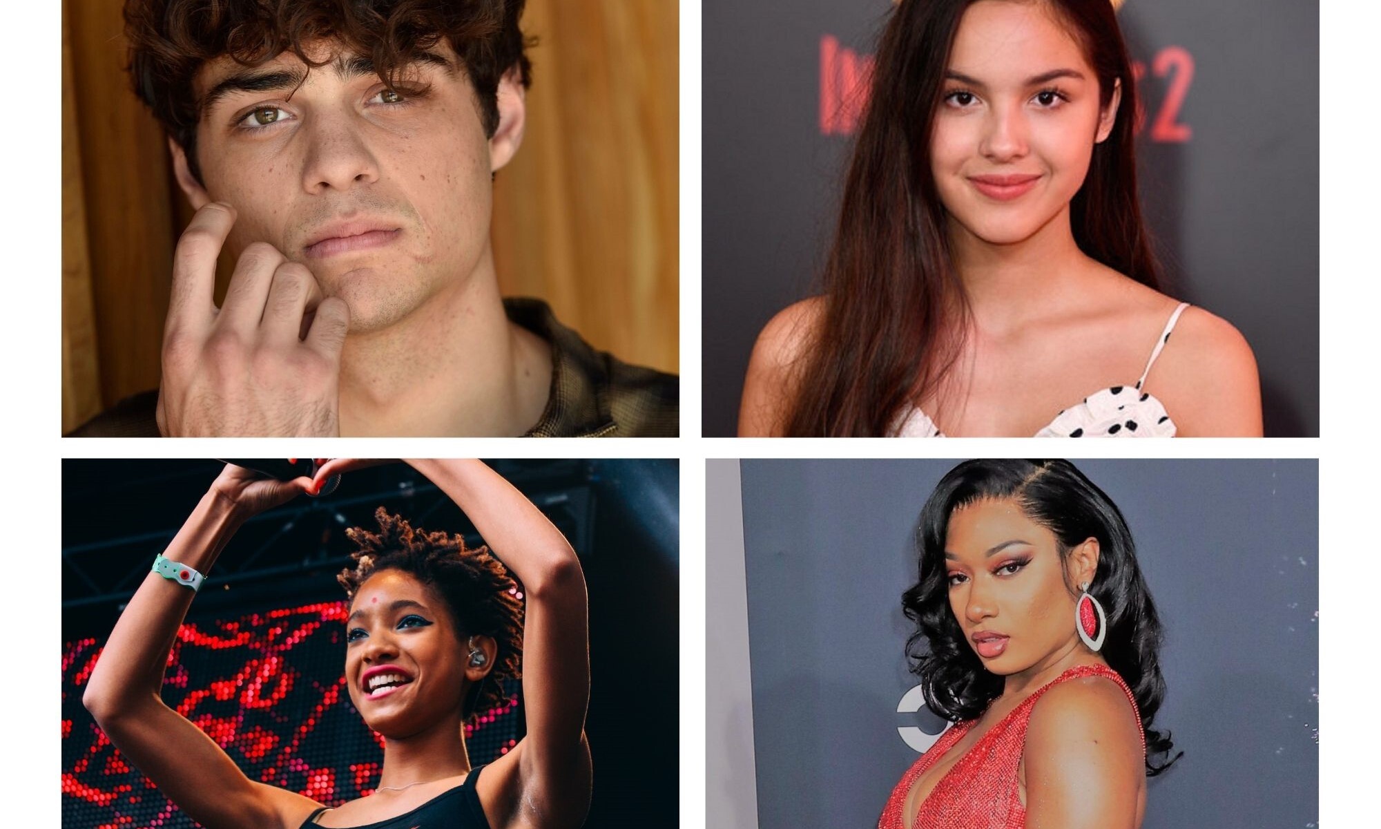 Four people featured in a collage titled Blog Celebs at SCU. image link to story