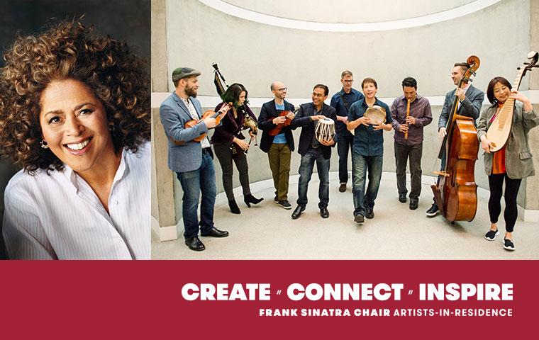 Frank Sinatra Chairs Singers, Songwriters, Spotlight. South Chicago Dance Theatre + Chicago Soul Spectacular. image link to story