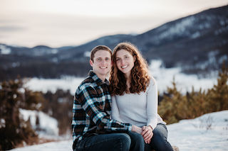 Sibole and her fiance, SCU alum Rick Schulte 14. Courtesy of Angela Amen Photography.