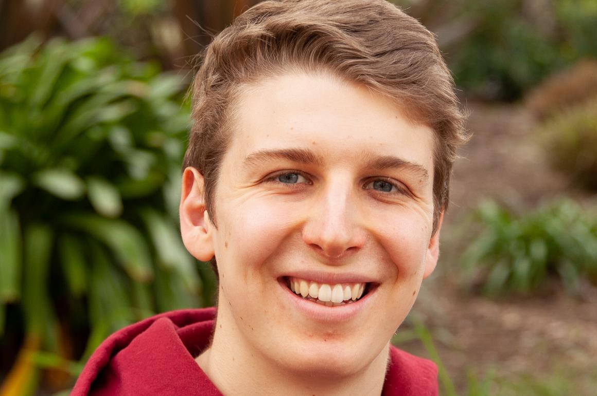 Photo of SCU student Gavin Cosgrave 20 