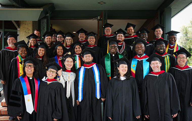 Photo of the 45 students in JSTs Class of 2024 image link to story