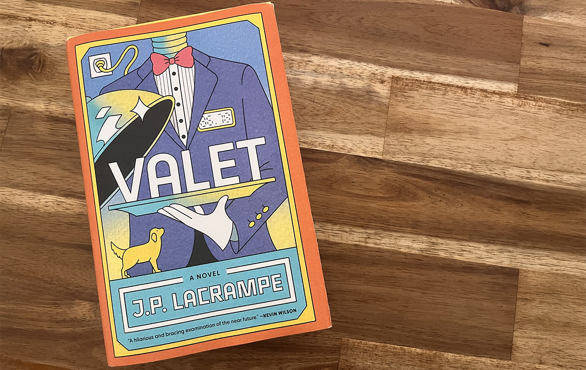 Valet Book sitting on wooden table