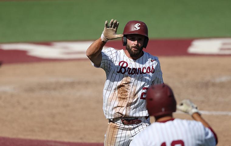 Mike Bowes MBA 21 on the field.