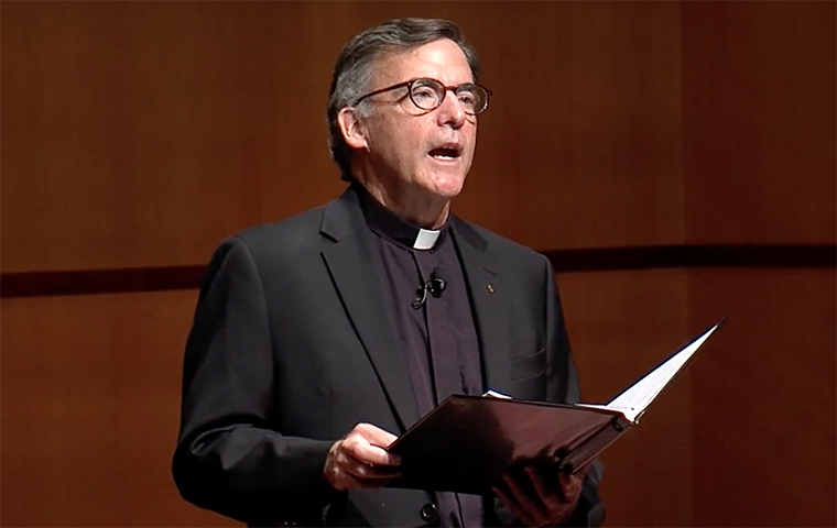 Kevin OBrien speaks at Convocation 2020