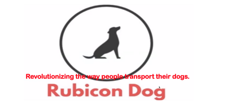 Rubicon Dog logo with a silhouette of a dog inside a circle border.