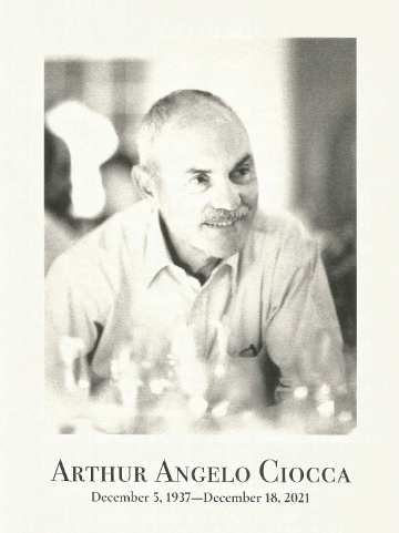 Portrait of Arturo Anselmo Ciocca with birth and death dates below.