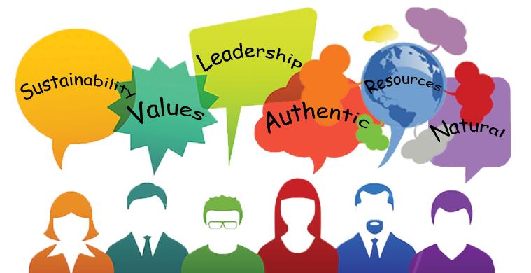 Illustration of people with colorful speech bubbles labeled CLASP.