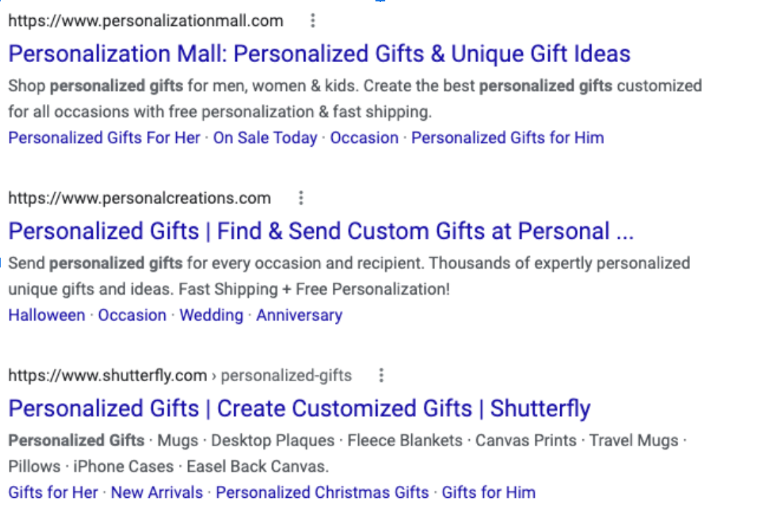 Personalization Mall Graphic
