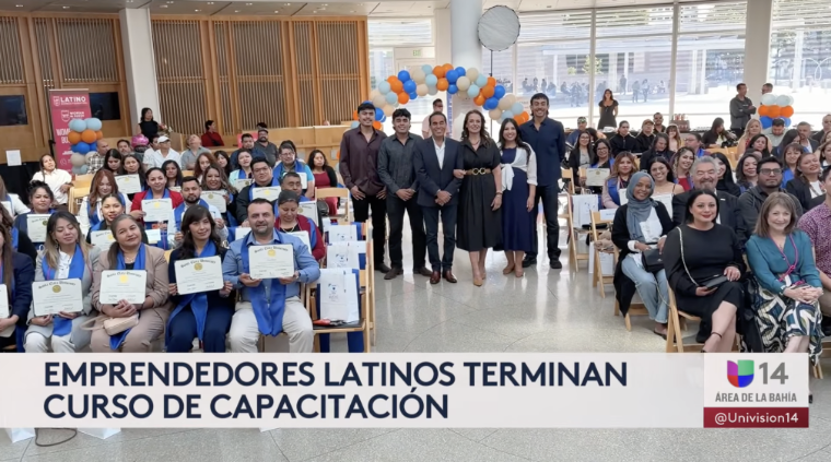Screenshot of Univision video highlighting LBFSV Graduation Celebration on April 24, 2026