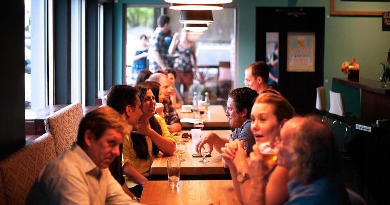 Restaurant with customers