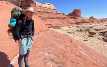 Image of a hiker 