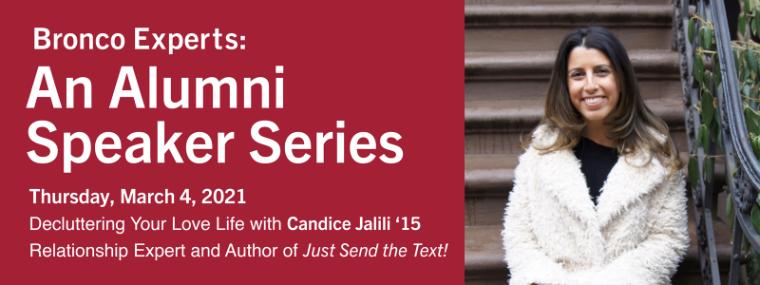 Bronco Experts Series - Decluttering Your Love Life with Candice Jalili 15 