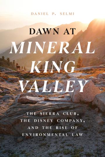 Dawn at Mineral King Valley book cover showing mountainous landscape with sunrise.