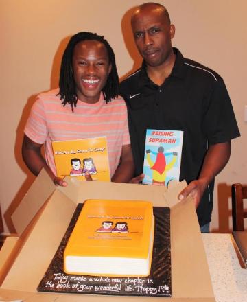 Naeem and his dad -- Naeem (left) and his dad on Naeems 19th birthday.