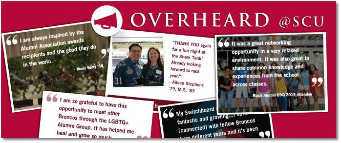 Marketing & Communications - Overheard@SCU
